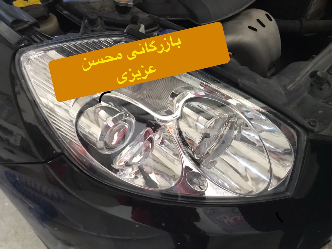  بازرگانی قطعات خودرو محسن عزیزی فروش چراغ جلو اصلی جیلی شاسی امگرند X7